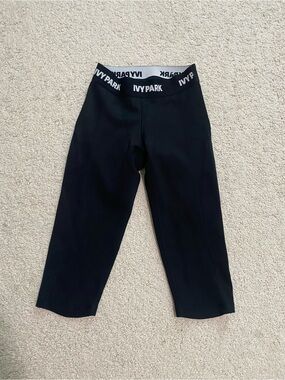 IVY PARK x Beyonce Long Spandex Biker Shorts EUC Size XS - Black
